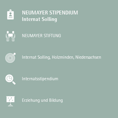 NEUMAYER STIPENDIUM Internat Solling