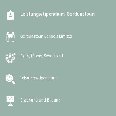 Leistungsstipendium Gordonstoun