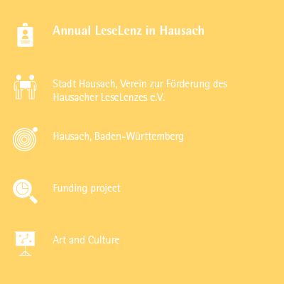 Annual LeseLenz in Hausach