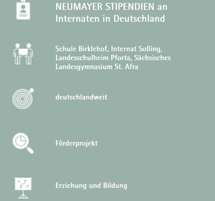 NEUMAYER Stipendien an Internaten in Deutschland