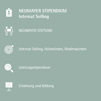 NEUMAYER STIPENDIUM Internat Solling